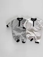 [66-90cm] ボーダー オールインワン - Image 18