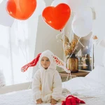 [66-90cm] クリスマス フード付き ロンパース - Image 9