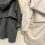 [80-150cm] フード付き ロング アウター - Image 5