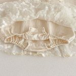 [66-90cm]レース プリンセス ロンパース - Image 4