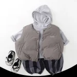 [80-130cm] フリースフーディ トップス - Image 6