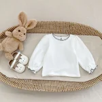 [66-110cm] ノーカラーor小花柄 インナーシャツ - Image 10