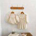 [66-130cm] リボンレース ロンパース OR ワンピース - Image 21