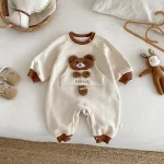 [66-90cm] サイドボタンカートゥーン オールインワン - Image 11