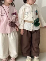 [80-150cm] キノコ シャツ - Image 3