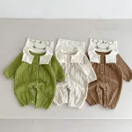 [66-100cm] スクエア襟 オールインワン - Image 2