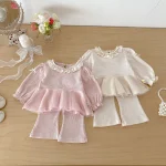 [73-110cm]セットアップ フリル襟 可愛い おしゃれ 上下セット - Image 7