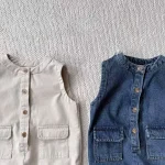 [65-90cm] ポケット付き オールインワン - Image 8