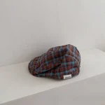[GOODS] チェック ベレー 帽子 - Image 3