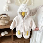 [73-110cm] アヒルデザインボア セットアップ - Image 7