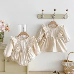 [66-110cm] 肩フリル ワンピース or ロンパース - Image 18