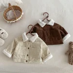 [73-110cm] コーデュロイボア アウター - Image 8