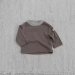 [80-130cm]シンプル クールネック トップス - Image 7