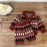 [66-100cm] ひしがた編み セットアップ - Image 5