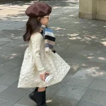 [90-140cm] デザイン 切替フレア ワンピース - Image 12