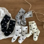 [GOODS] ハート柄 ソックス - Image 2