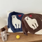 [90-150cm] 熊柄 セーター - Image 7