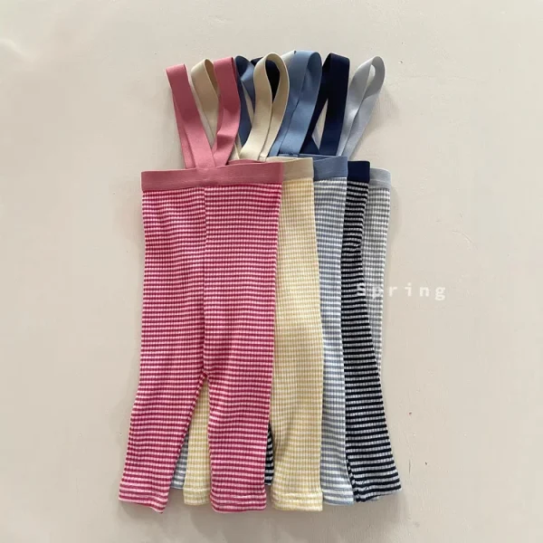 [73-100cm]サロペット カラフル 切り替え 履きやすい ボトムス