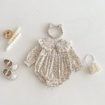 [66-90cm]フラワー プリンセス ロンパース - Image 9