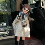 [90-140cm] デザイン 切替フレア ワンピース - Image 5