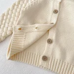 [66-100cm] 無地 ナチュラル カーディガン - Image 10