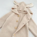 [66-90cm] ウサギ帽子 オールインワン