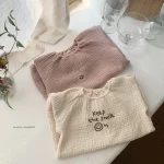 [66-100cm] 英字プリント リネン オールーインワン - Image 10