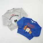 [80-130cm] パンプリント カートゥーン トレーナー - Image 3