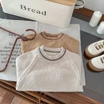 [80-130cm] フロントポケットコーデュロイ サロペット OR セーター - Image 12