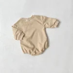 [66-90cm] 恐竜プリント ロンパース - Image 3