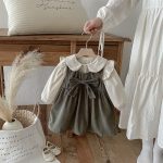 [80-130]サロペットワンピースorブラウス リボン付き シンプル - Image 19