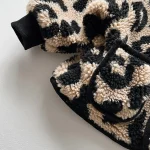 [80-130cm] レオパード柄 フリース アウター - Image 6