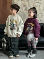 [90-150cm] マウスプリント トレーナー - Image 4