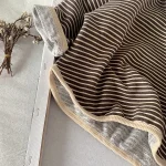 [80-130cm]Tシャツ 韓国風 ボーダー 着心地良い 合わせやすい トップス - Image 7