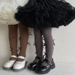 [GOODS]ロング ソックス リボン付き おしゃれ - Image 6