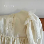 [73-90cm]ロンパース 肩フリル おしゃれ 定番 - Image 2