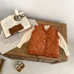 [66-100cm] ノースリーブ ベスト - Image 3