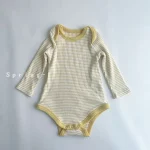 [73-90cm]ロンパース ボーダー 可愛い おしゃれ 肌に優しい ベビー服 - Image 7