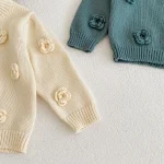 [66-100cm]花柄 カーディガン - Image 8