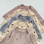 [66-100cm] ヨーロッパ風 小花柄 オールインワン - Image 3