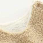 [73-100cm] 韓国風 クマミミ付き サロペット - Image 2