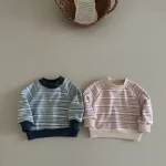 [80-140cm] ボーダープル オーバー - Image 8