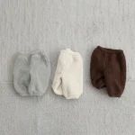 [73-100cm] 韓国風 シンプル ボア ボトムス - Image 2