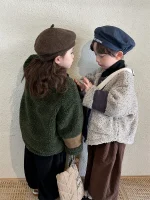 [80-140cm] ミックス ボア アウター