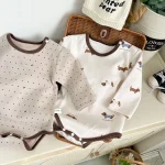 [66-90cm] ドットOR動物柄 ロンパース orボトムス - Image 11