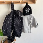 [66-90cm] 小花柄 サロペットORインナーシャツ - Image 26