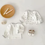 [66-110cm] ノーカラーor小花柄 インナーシャツ - Image 6