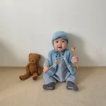 [66-90cm] 帽子付き ボア ベスト - Image 9