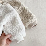 [73-110cm] フラワー&ウサギ 刺繡 アウター - Image 15