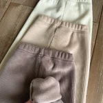 [66-90cm] シンプル ボア付き レギンス - Image 5